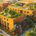 Blueprint for a sustainable urban redevelopment project, showcasing ...