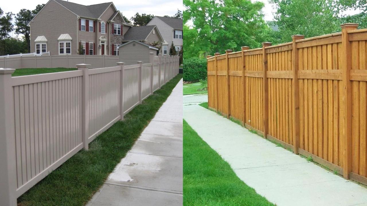 Vinyl Fences vs. Wood Fences: A Complete Comparison Guide